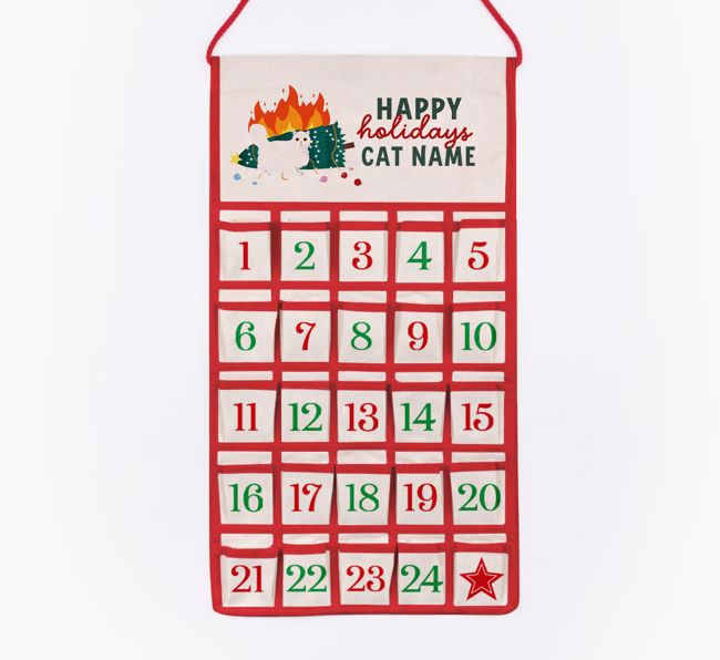 Happy Holidays: Personalized {breedCommonName} Advent Calendar